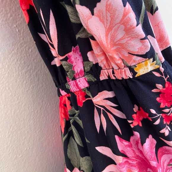 Old Navy Floral Midi Dress XL - Picture 3 of 4